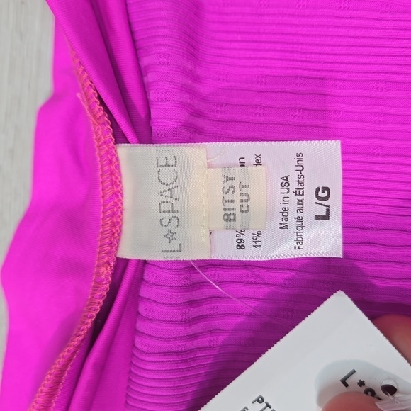 NWT L Space Women Anthropologie Frenchi Bottom bit swim sz L - Picture 4 of 8